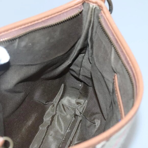 BURBERRY Nova Check Blue Label Shoulder Bag Canvas Beige - Picture 14 of 16